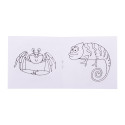 Coloxil 12 white  custom colouring set, animals 