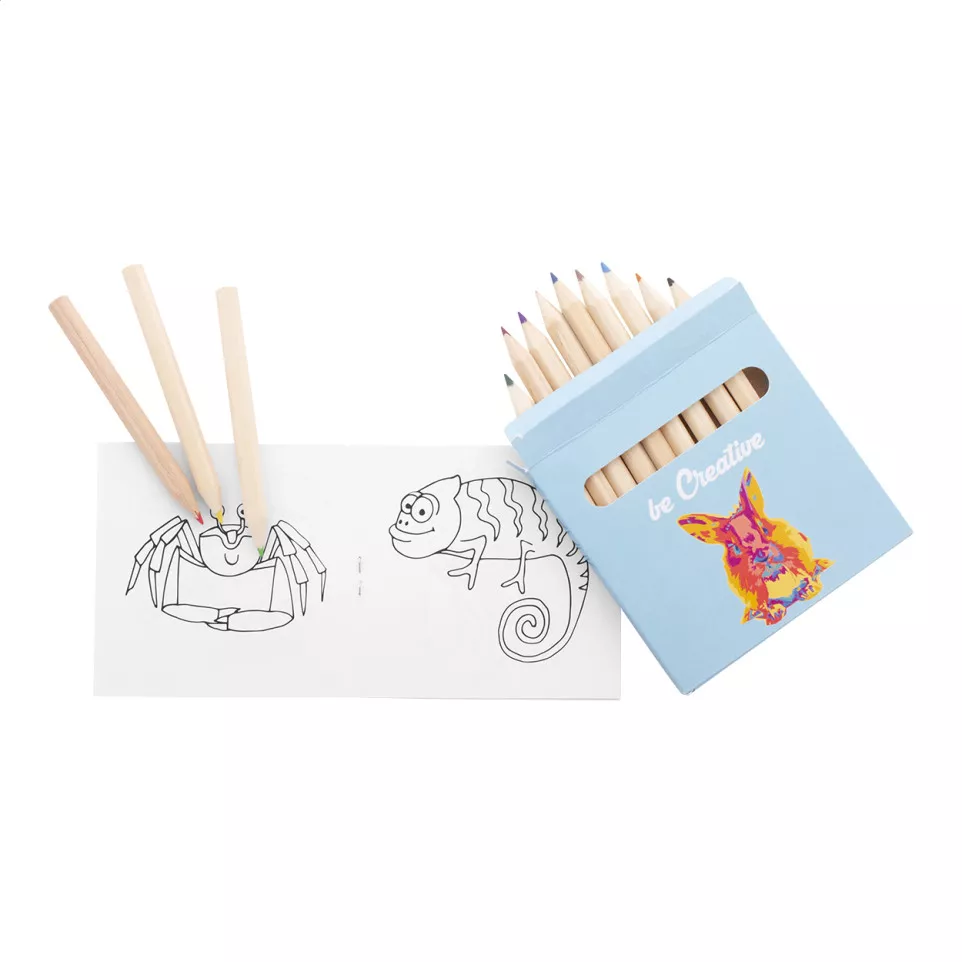 Coloxil 12 blanc  Set de coloriage...