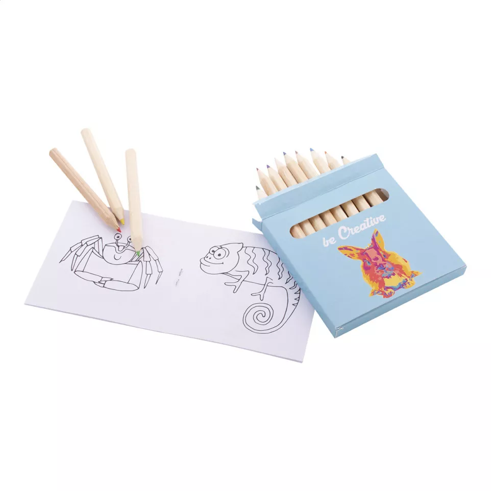 Coloxil 12 blanc  Set de coloriage...
