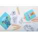 Coloxil 12 white  custom colouring set, animals 