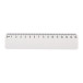 Drawy 15 blanc  Règle personnalisée, 15 cm 