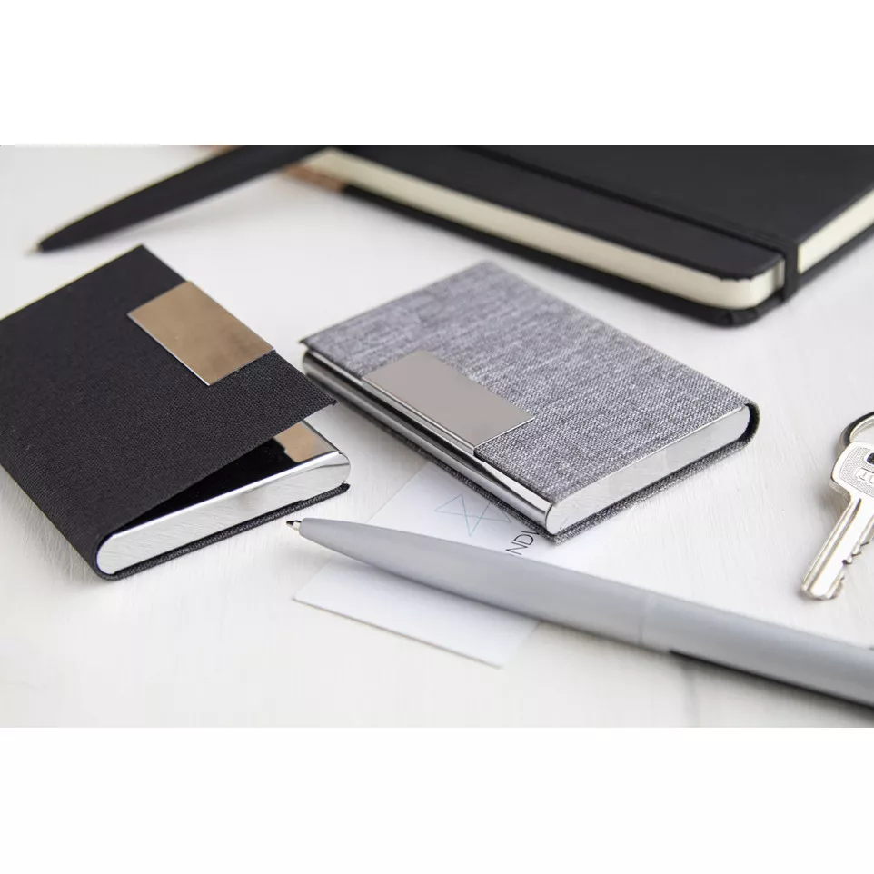 Merpet grey  business card holder 