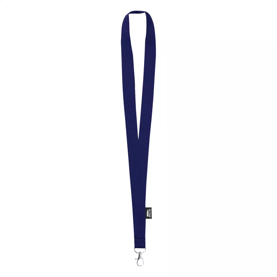 Larpet donker blauw  lanyard 