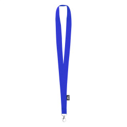 Larpet blauw  lanyard 