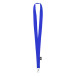 Larpet blauw  lanyard 