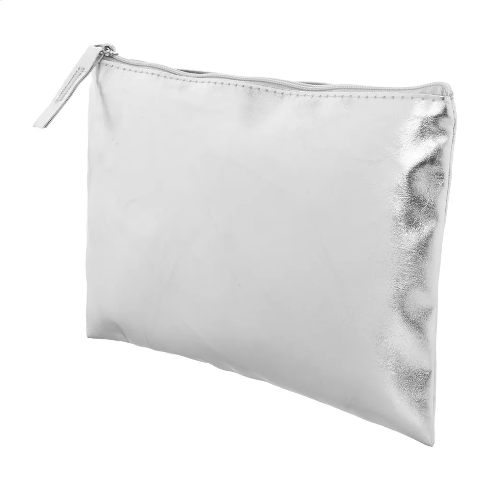 Mecol zilver  make-up tas 