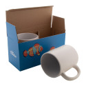 CreaBox Mug Double white  custom double mug box 