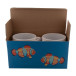 CreaBox Mug Double white  custom double mug box 