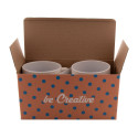 CreaBox Mug Double wit  custom made dubbele mokdoos 