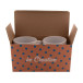 CreaBox Mug Double white  custom double mug box 