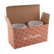CreaBox Mug Double blanc  Boîte pour deux mugs sur mesure 