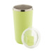 Lungogo lime groen  thermo beker 
