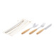 Woller argenté naturelle Set de couverts 