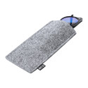 Glaffel gris  Etui à lunettes en RPET 