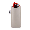 CreaFelt Sun blanc gris Etui à lunettes de soleil RPET 