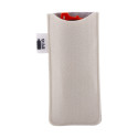CreaFelt Sun blanc gris Etui à lunettes de soleil RPET 