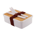 Rebento white  lunch box 