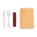 Rebento white  lunch box 