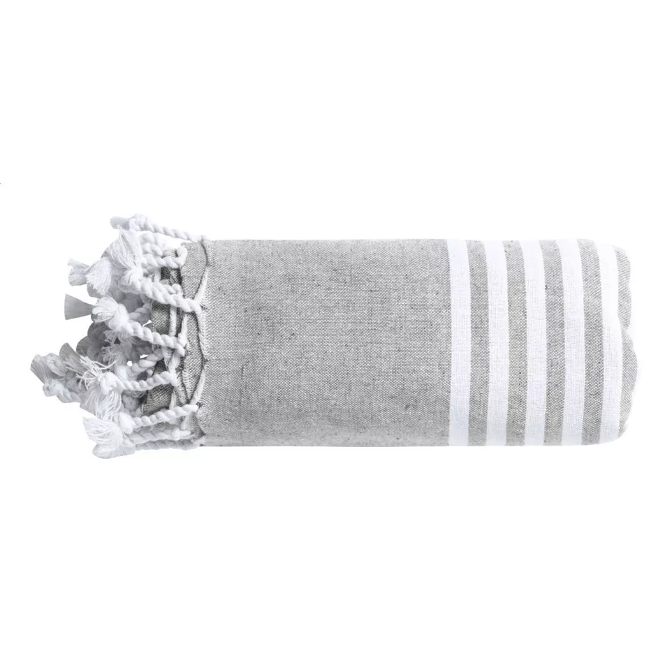 Makaha grey  beach towel 