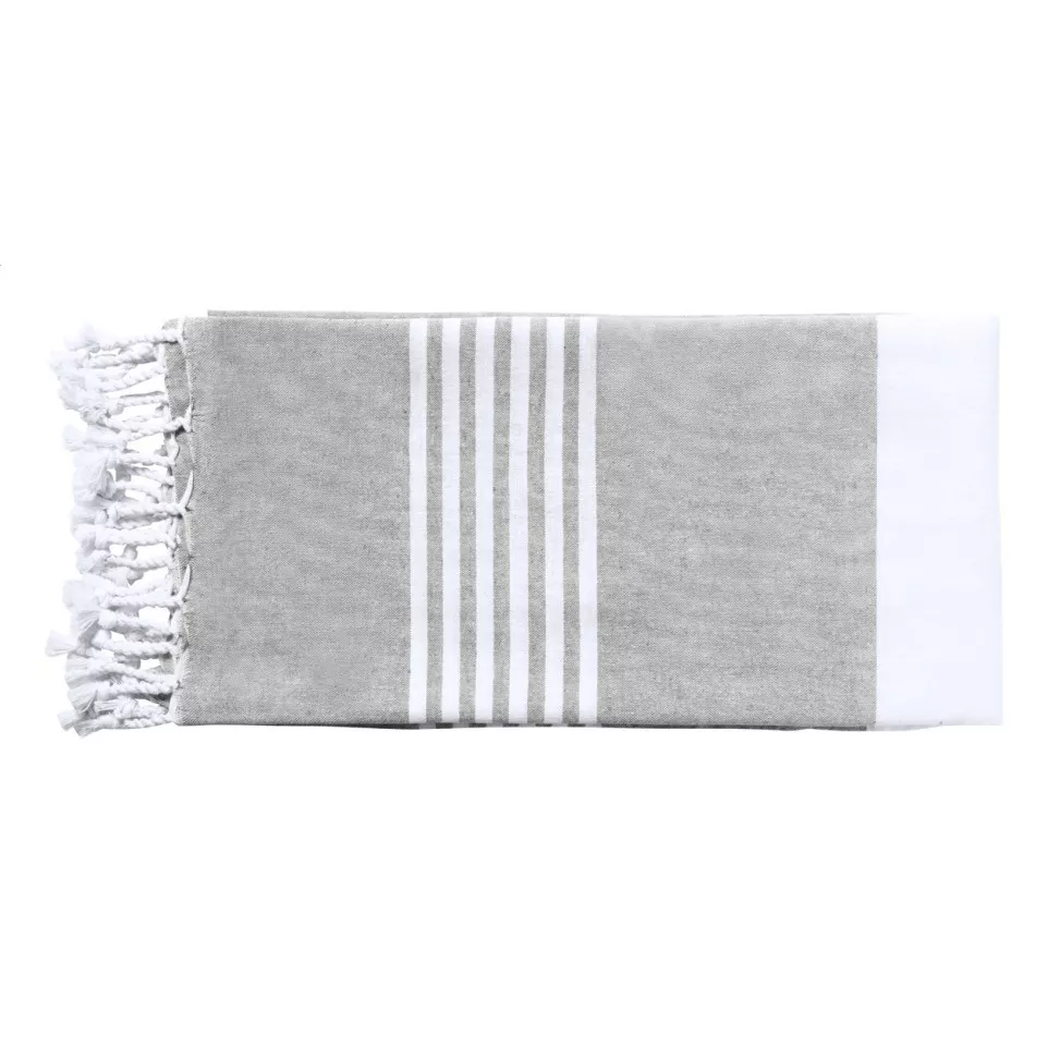 Makaha grey  beach towel 