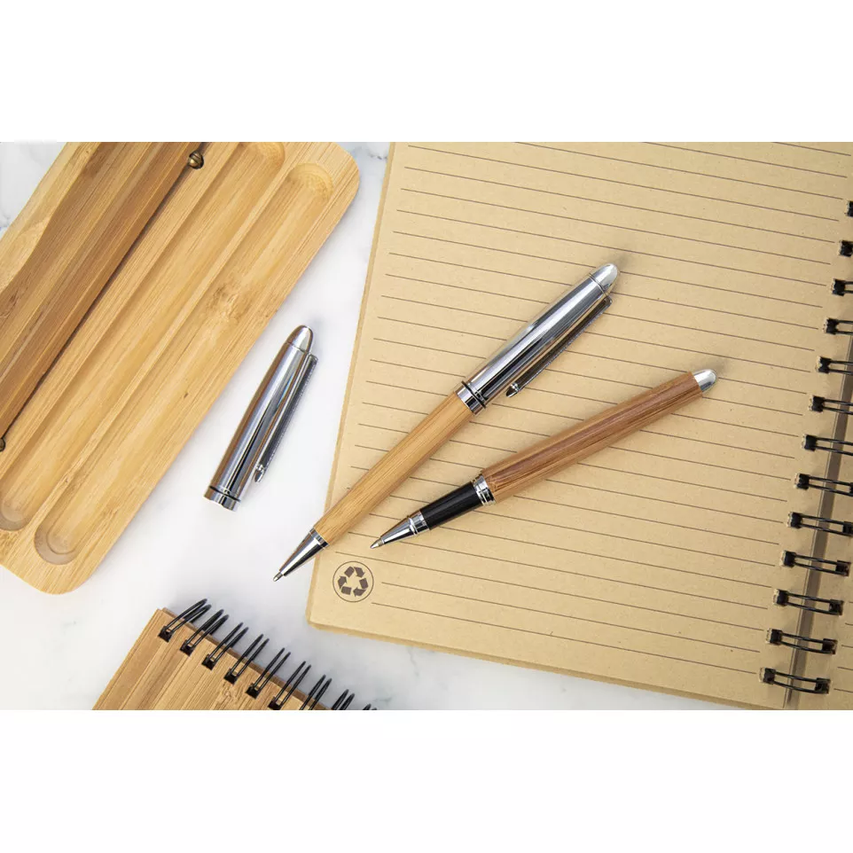 Chimon natural  bamboo pen set 