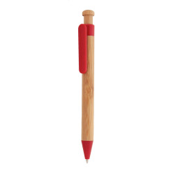 Looky rouge naturelle stylo bille 