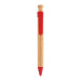 Looky rood natuurlijk balpen 