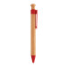 Looky rouge naturelle stylo bille 