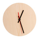 BeTime Wood D naturelle  Pendule murale sur mesure 
