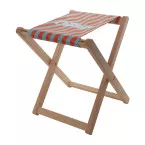 Nissi wit natuurlijk custom made strandkruk 