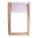 Nissi blanc naturelle Tabouret de plage personnalisé 