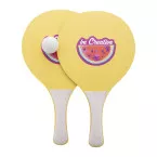 CreaShot naturelle  Jeu tennis de plage personnalisé 