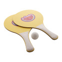 CreaShot naturelle  Jeu tennis de plage personnalisé 