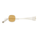 Rabsle white  USB charger cable 