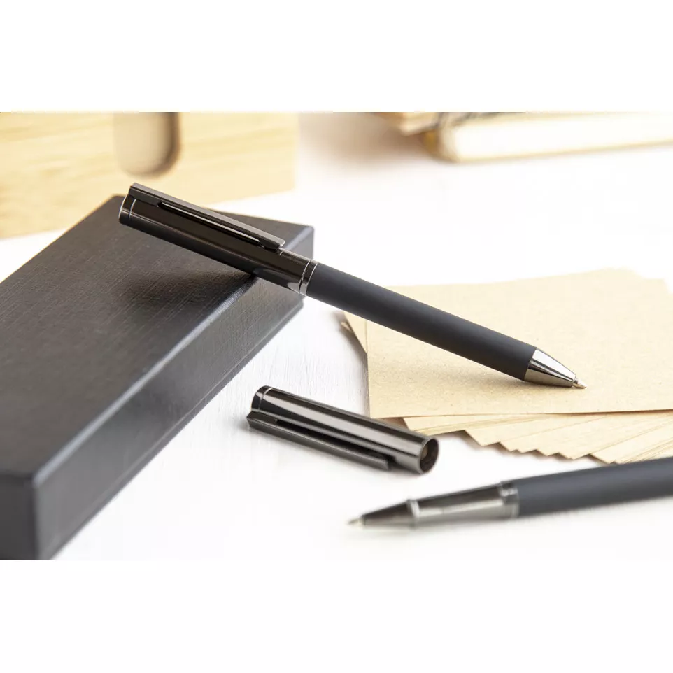Carrol noir  parure stylos 
