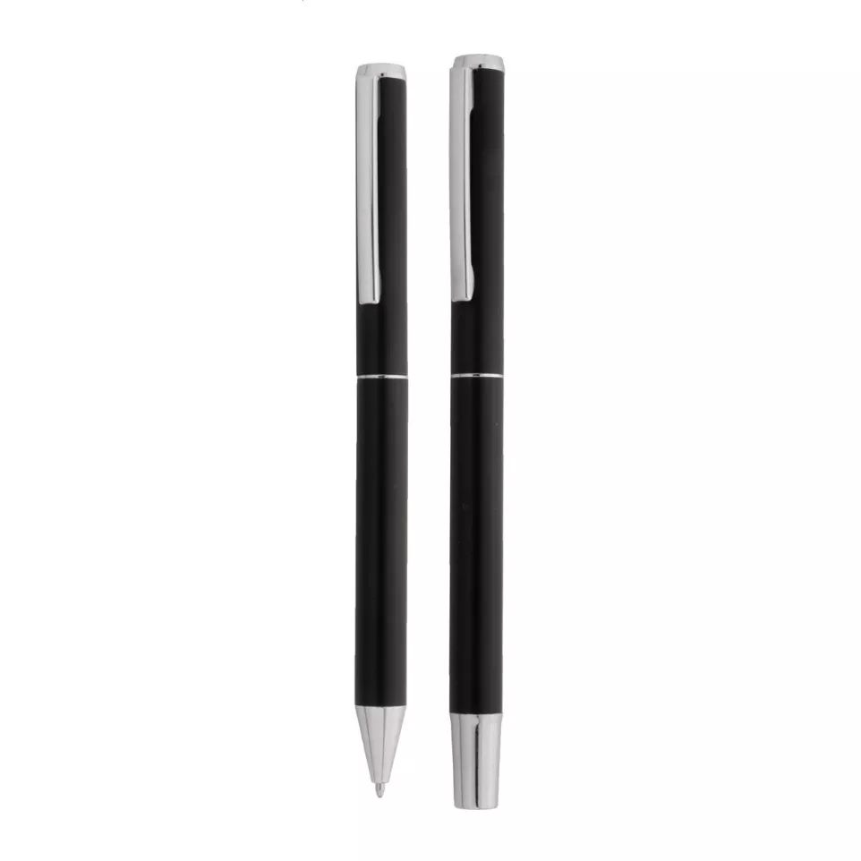 Ralum noir  parure stylos 
