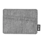 Carpex grey  RPET credit card holder 
