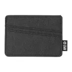 Carpex noir  Porte-cartes de crédit RPET 