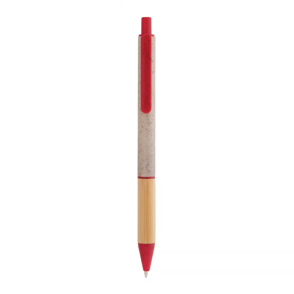 Borgy rouge naturelle stylo bille 