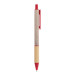 Borgy red natural ballpoint pen 