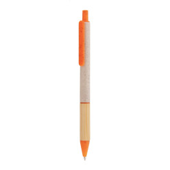 Borgy orange natural ballpoint pen 