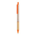 Borgy orange naturelle stylo bille 