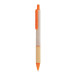 Borgy oranje natuurlijk balpen 