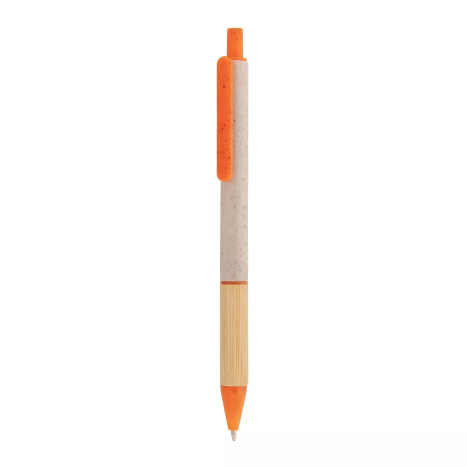 Borgy orange natural ballpoint pen 