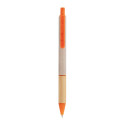 Borgy orange natural ballpoint pen 