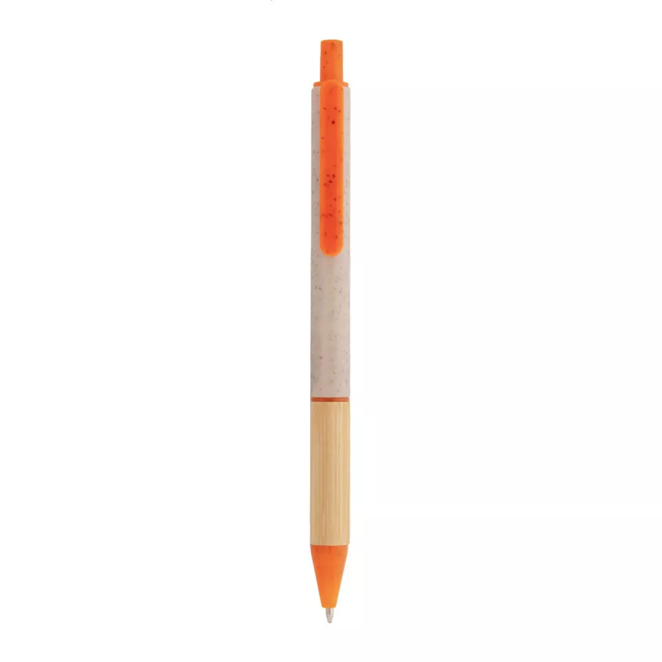 Borgy orange naturelle stylo bille 