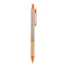 Borgy orange natural ballpoint pen 