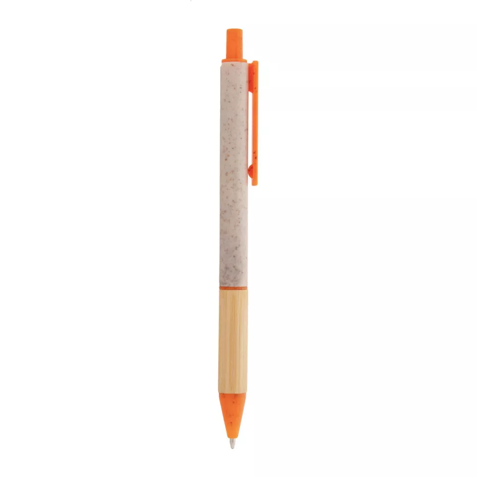 Borgy orange natural ballpoint pen 