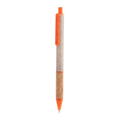 Corgy orange natural ballpoint pen 