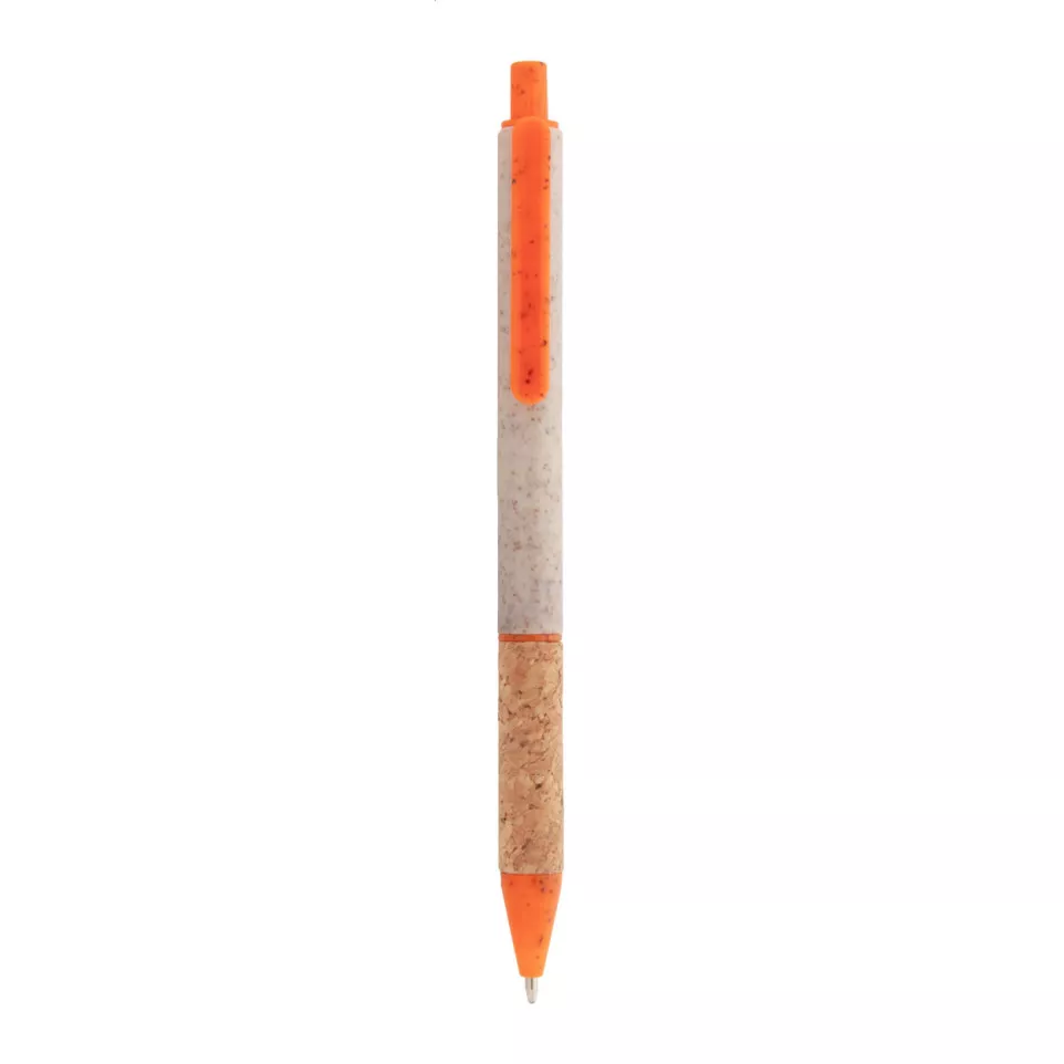 Corgy orange natural ballpoint pen 